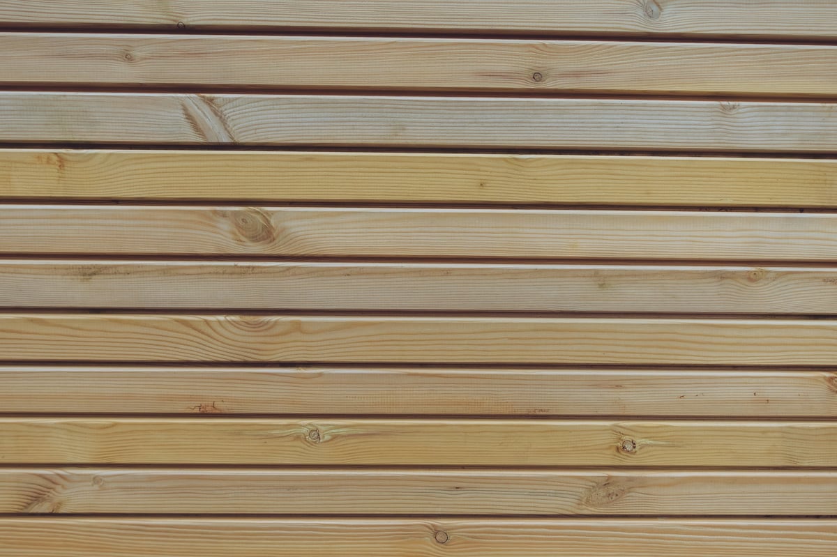 Premium timber slatted fencing installation
